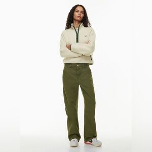 aritiza tna greenwich pant - fatigue (army green)